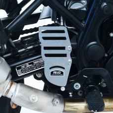 R&G Racing Rear Brake Reservoir Protector (Silver) for Royal Enfield Himalayan '17-'21